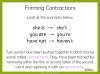 Apostrophes for Contractions - Years 3 and 4 Teaching Resources (slide 5/17)
